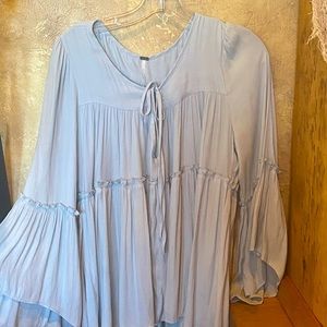 Free People extra small, blue top.